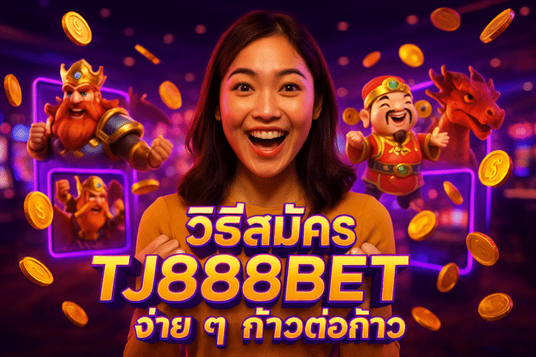 วิธีสมัคร TJ888BET ง่าย ๆ ก้าวต่อก้าว