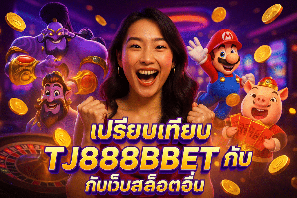 เปรียบเทียบ TJ888BET กับเว็บสล็อตอื่น