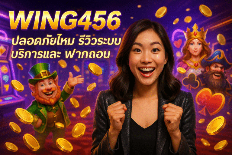 WING456 ปลอดภัยไหม รีวิวระบบบริการและฝากถอน